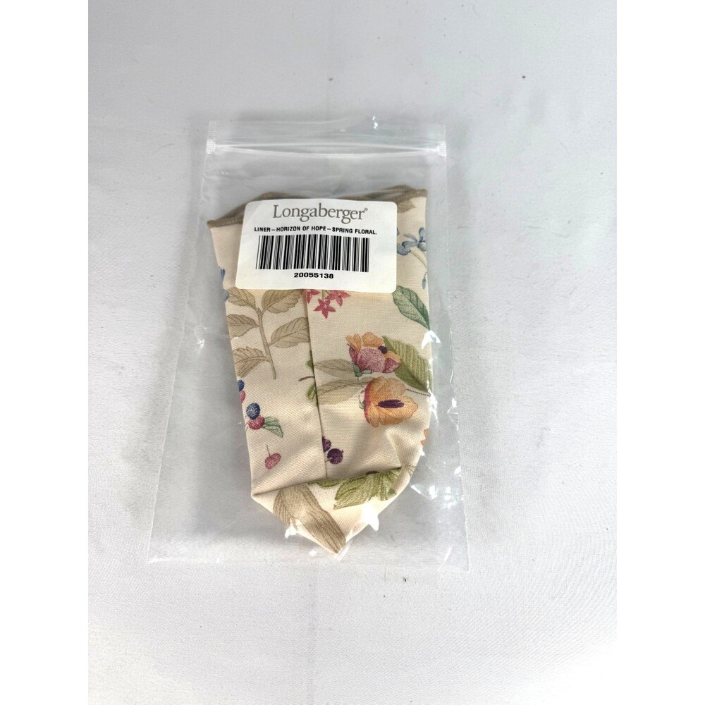 Longaberger Horizon of Hope Spring Floral Liner #20055138